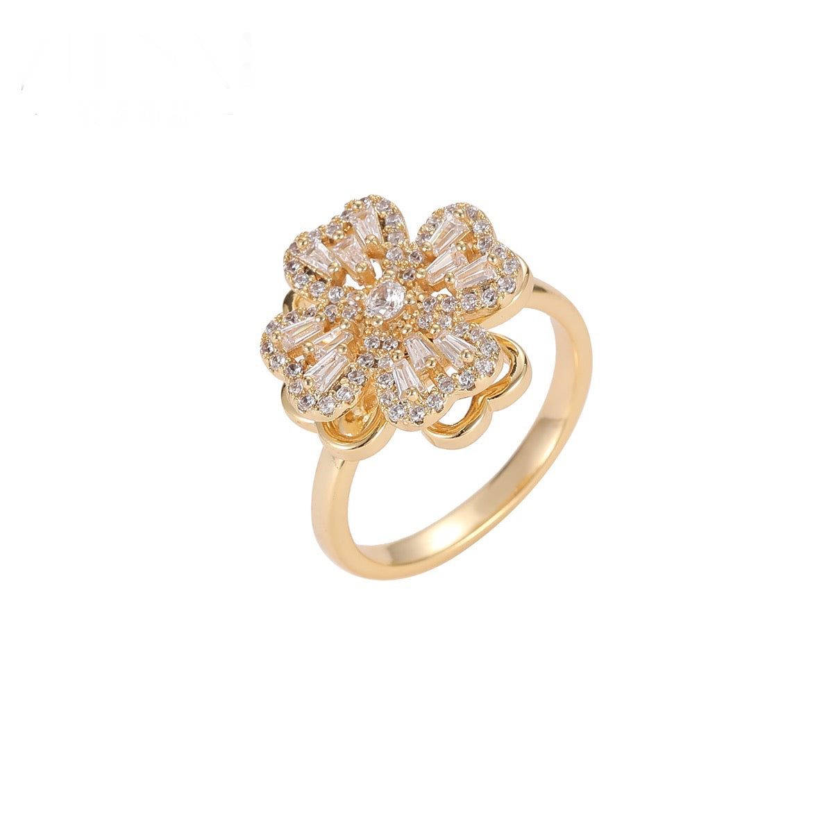 SPIN LUCKY CLOVER RING – STAY FANCY