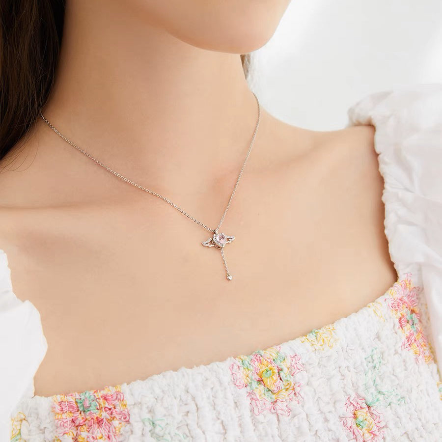 FLYING ANGEL NECKLACE(925 sterling silver)