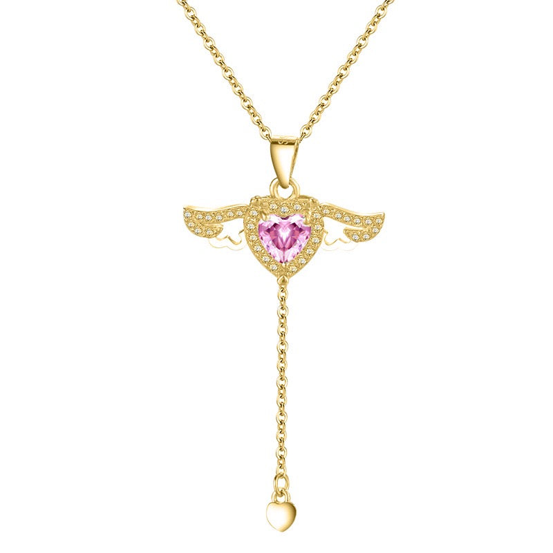 FLYING ANGEL NECKLACE(925 sterling silver)