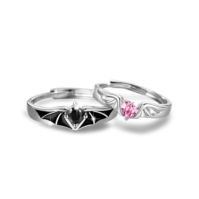 DEVIL WINGS AND ANGEL WINGS（925 STERLING SILVER）