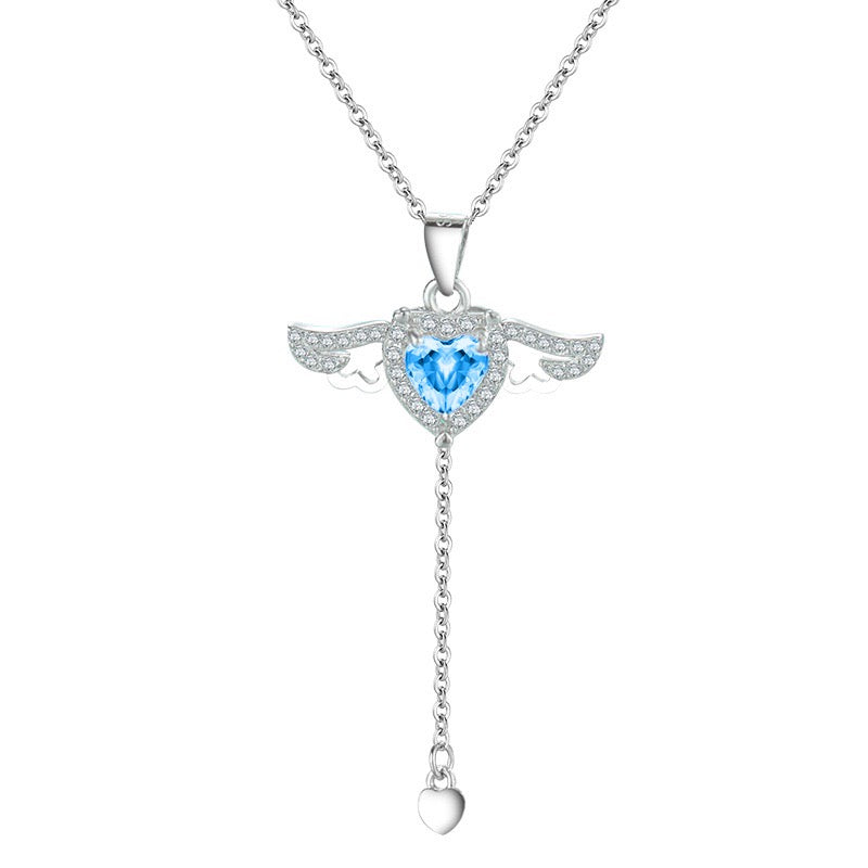 FLYING ANGEL NECKLACE(925 sterling silver)