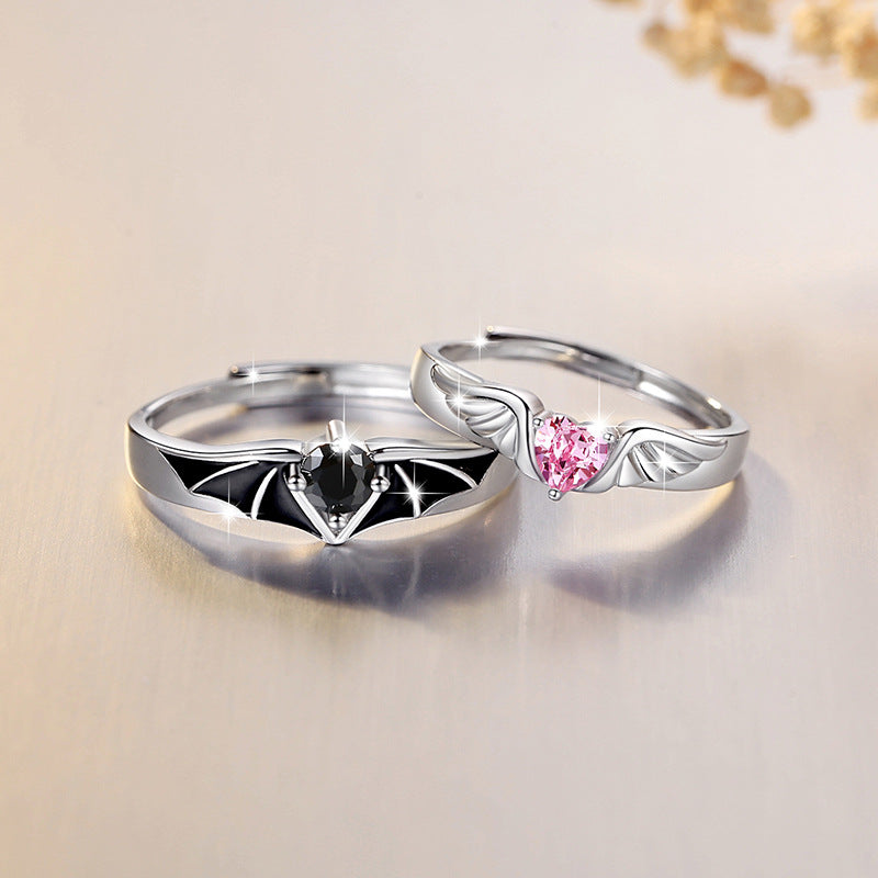 DEVIL WINGS AND ANGEL WINGS（925 STERLING SILVER）