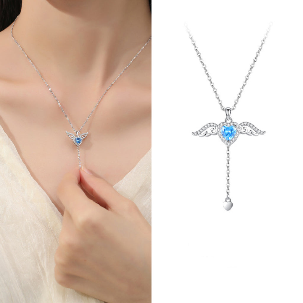 FLYING ANGEL NECKLACE(925 sterling silver)