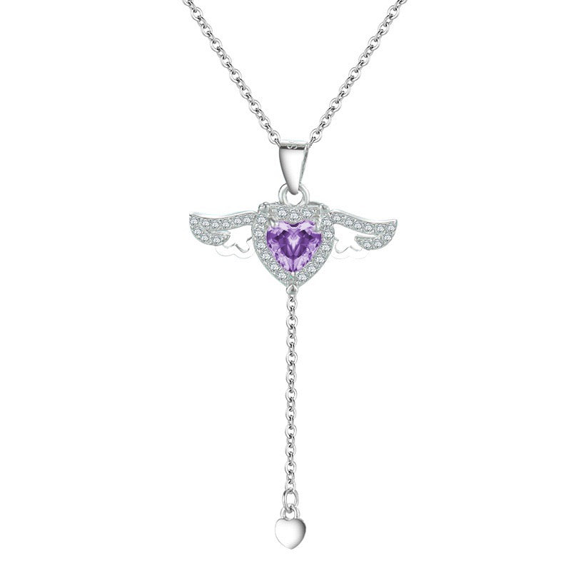 FLYING ANGEL NECKLACE(925 sterling silver)