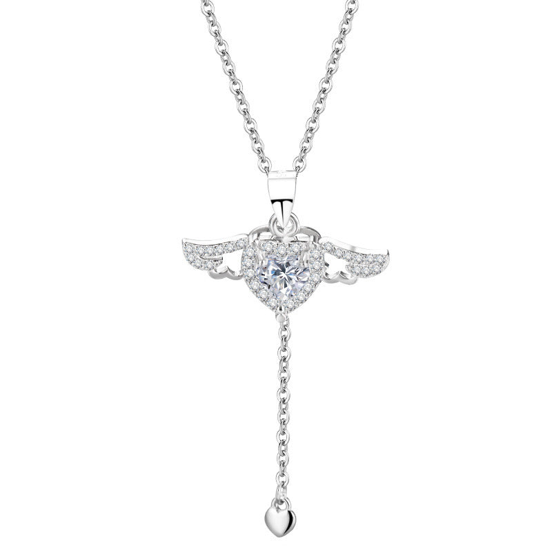 FLYING ANGEL NECKLACE(925 sterling silver)