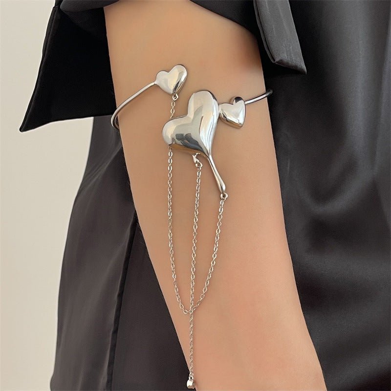 LAYERED HEART ARM CUFF - STAY FANCY