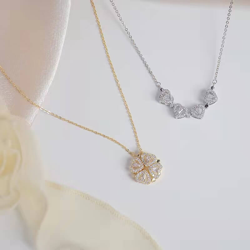 Lucky Magnetic Clover Necklace - STAY FANCY