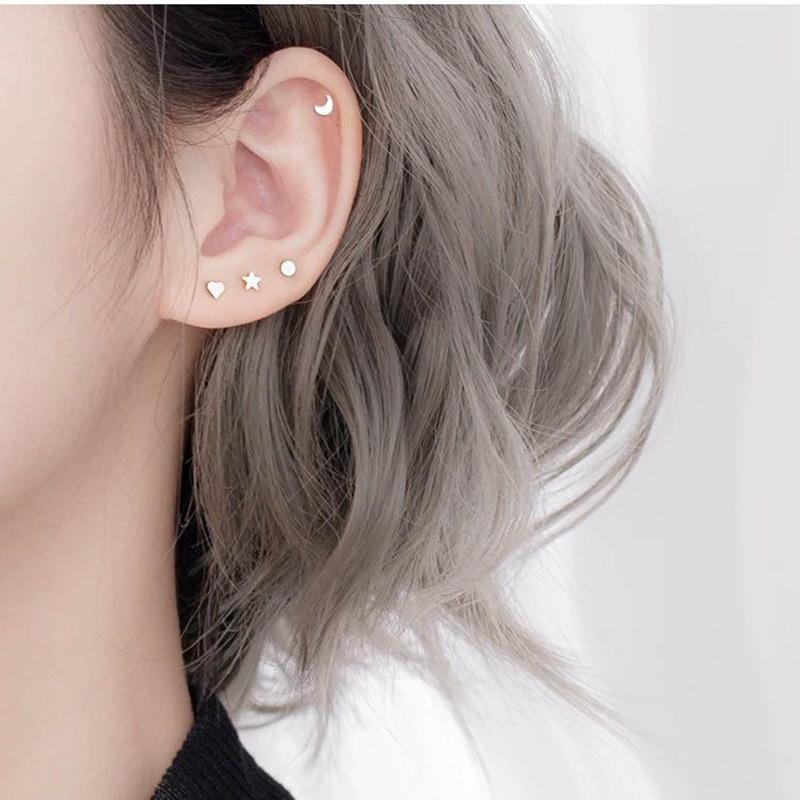 MINI STUDS SET (S999 SILVER) - STAY FANCY