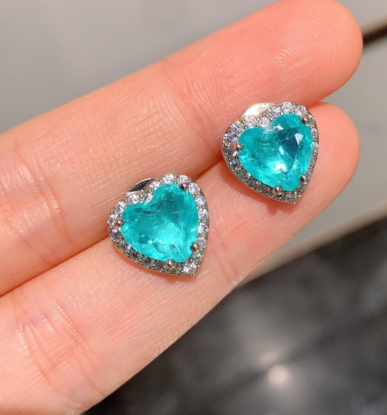 PARAIBA-BLUE HEART SET - STAY FANCY