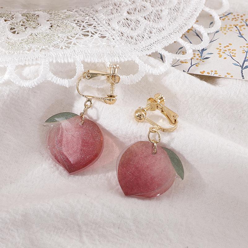 PEACH EARRINGS - STAY FANCY
