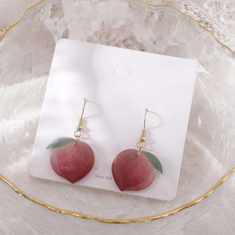 PEACH EARRINGS - STAY FANCY