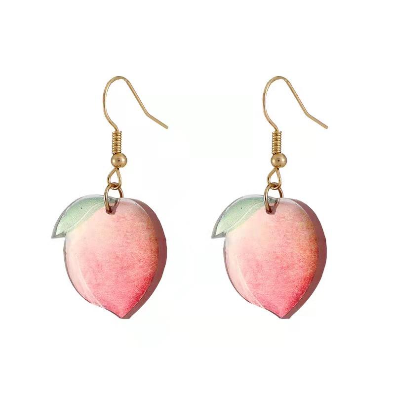 PEACH EARRINGS - STAY FANCY