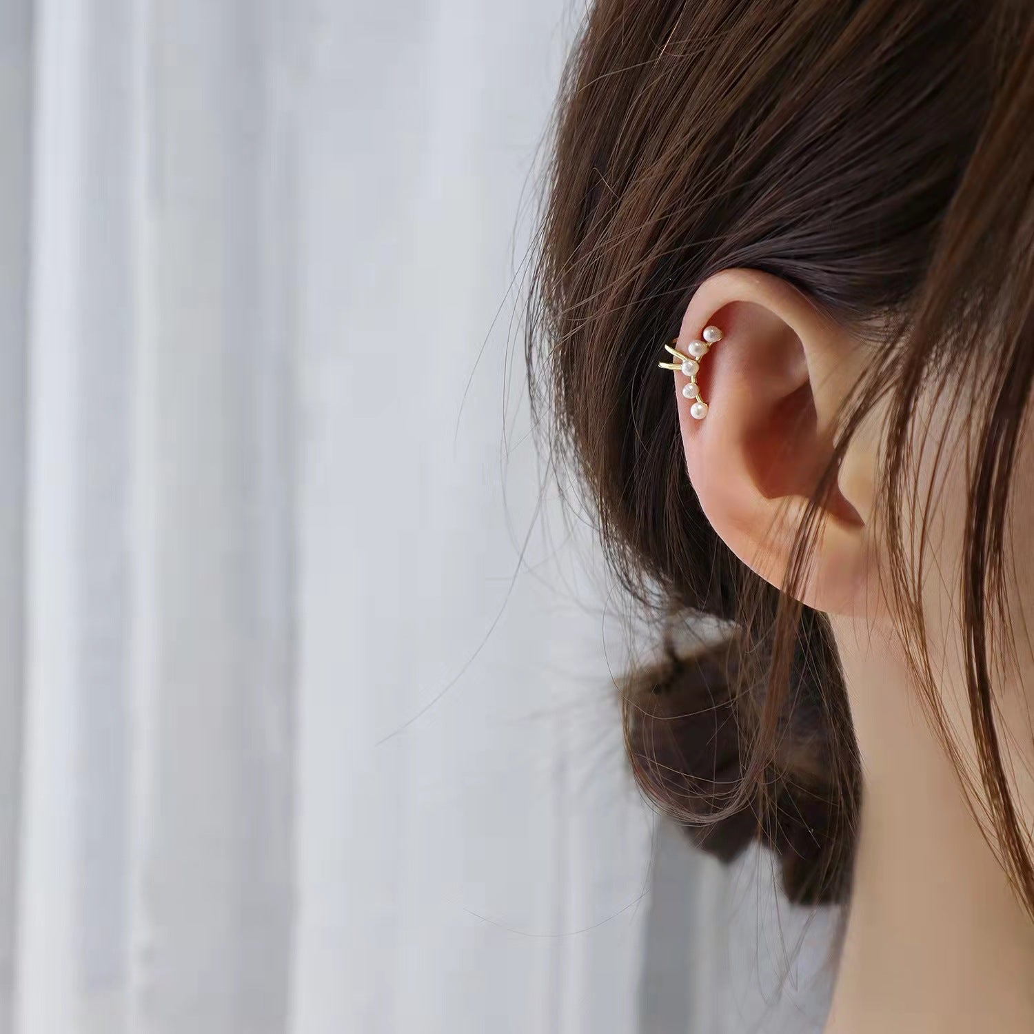PEARL EAR CUFF - STAY FANCY