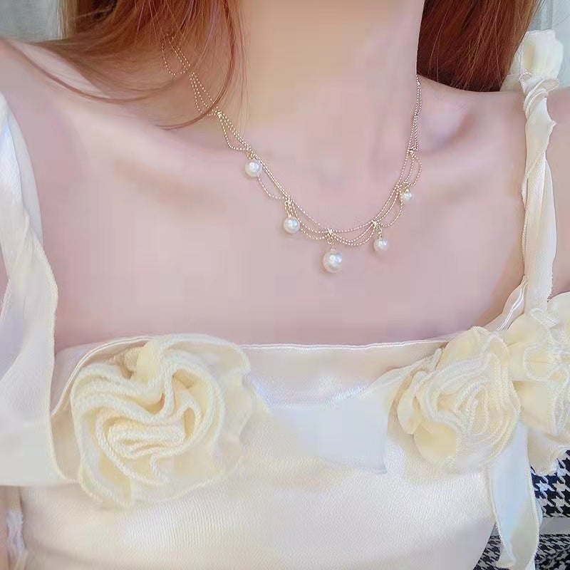PEARL FAIRY NECKLACE - STAY FANCY
