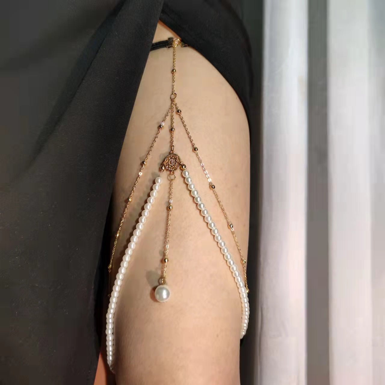 PEARL PRINCESS LEG CHAIN - STAY FANCY