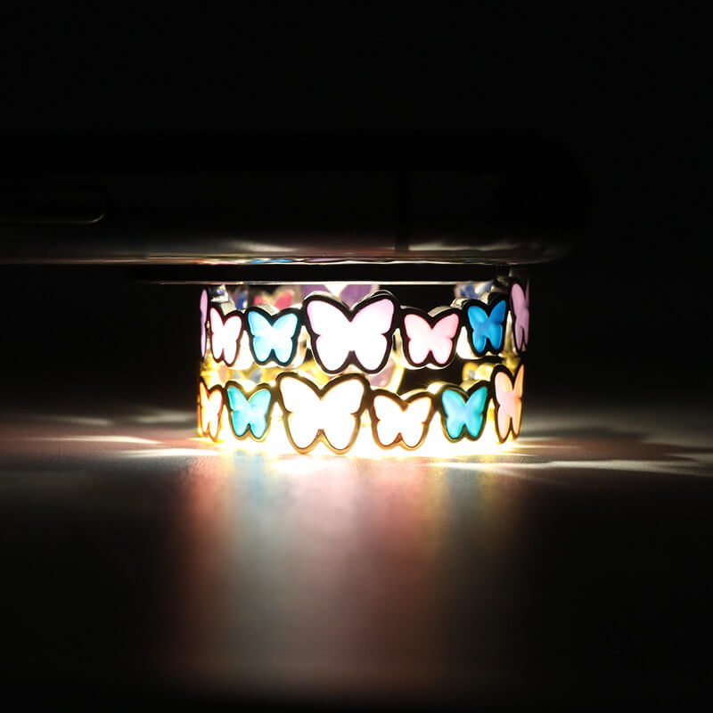 POLYCHROME BUTTERFLY RING - STAY FANCY