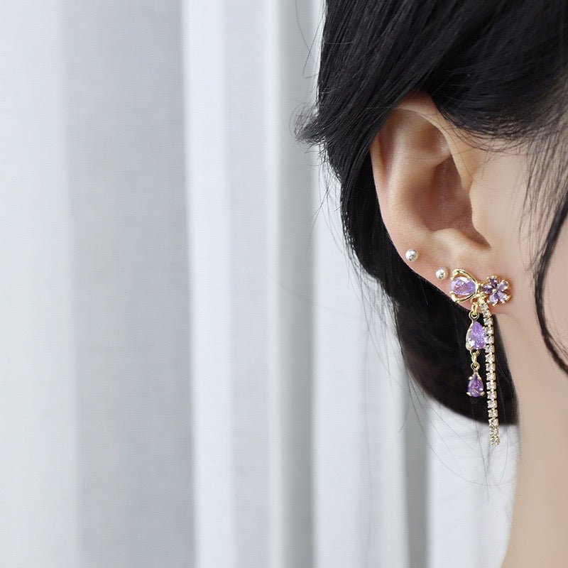 PURPLE DREAM EARRINGS - STAY FANCY