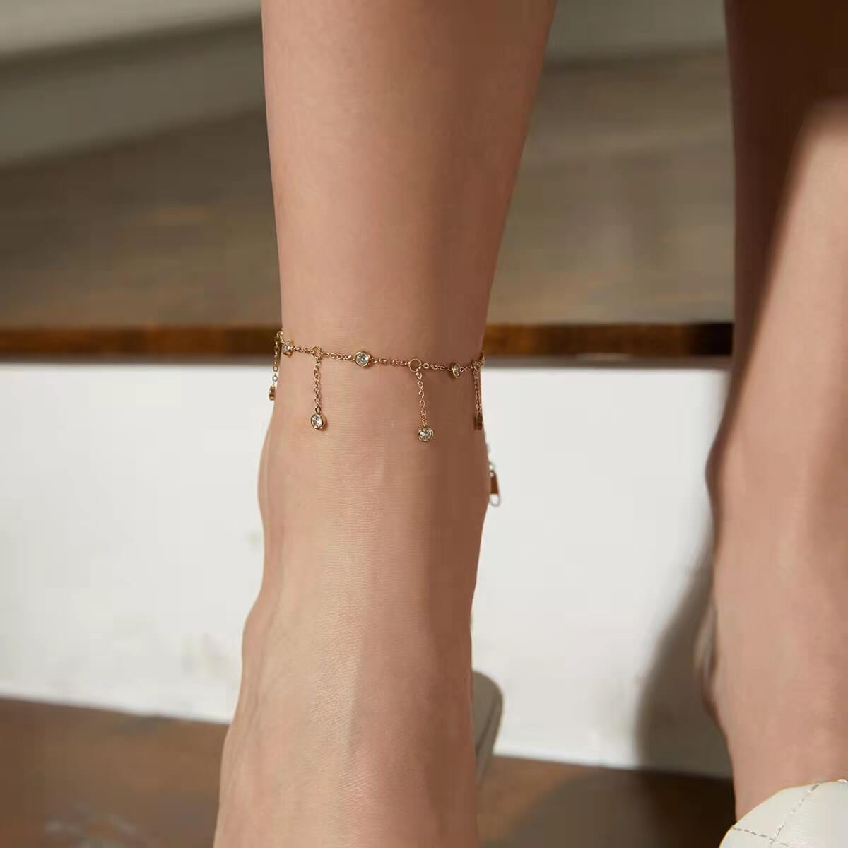 RAIN DROP ANKLET - STAY FANCY