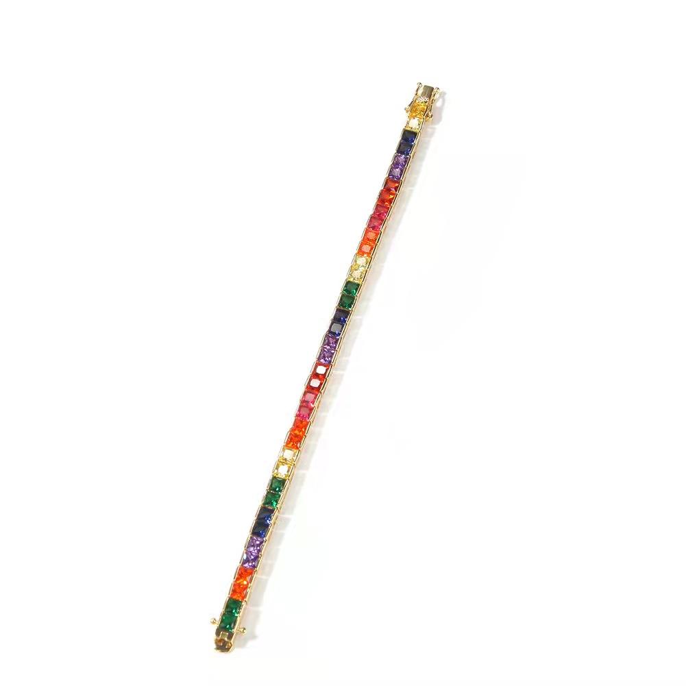 RAINBOW TENNIS BRACELATE - STAY FANCY