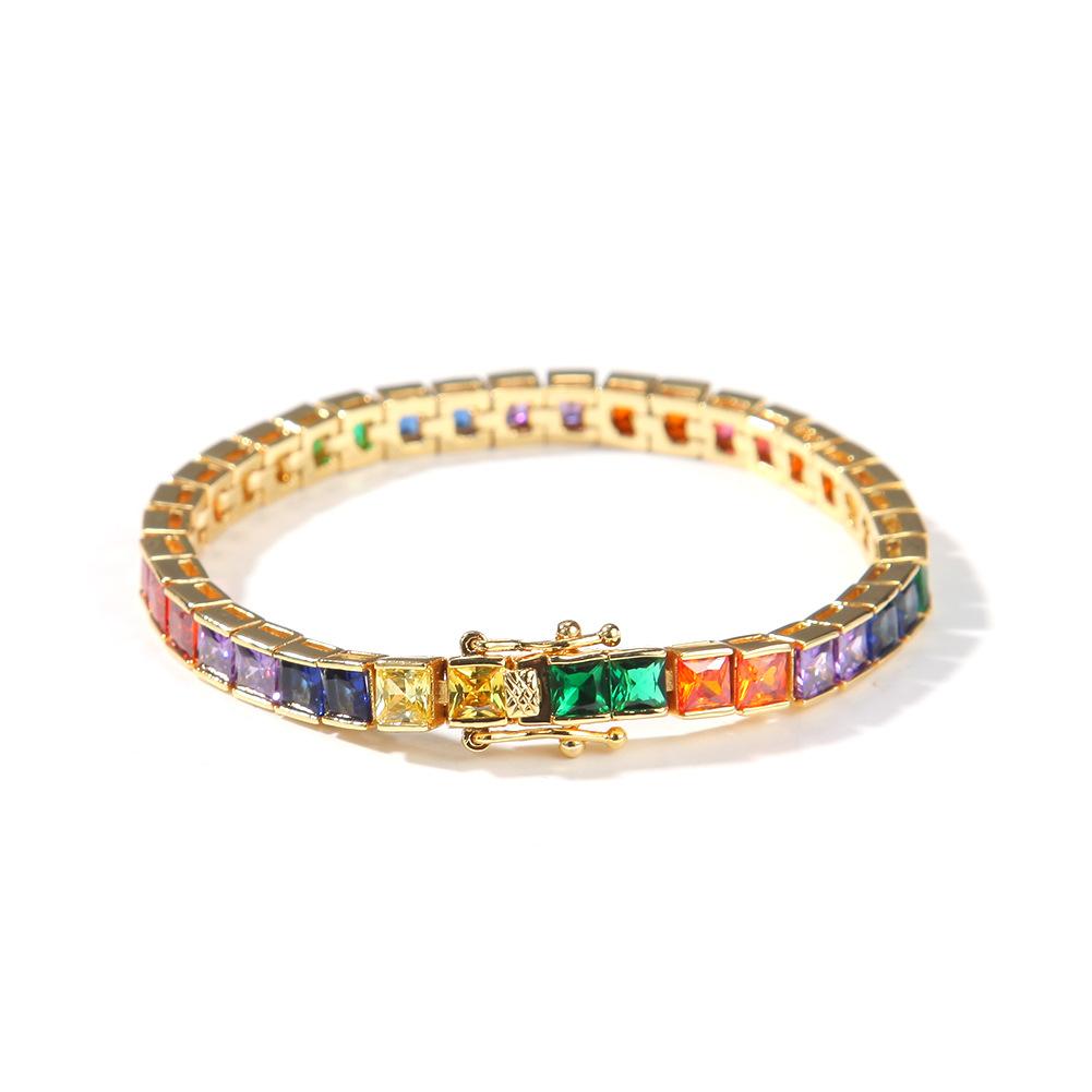 RAINBOW TENNIS BRACELATE - STAY FANCY