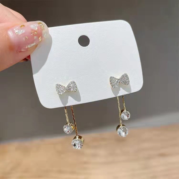 SHINY BOW EARRINGS - STAY FANCY