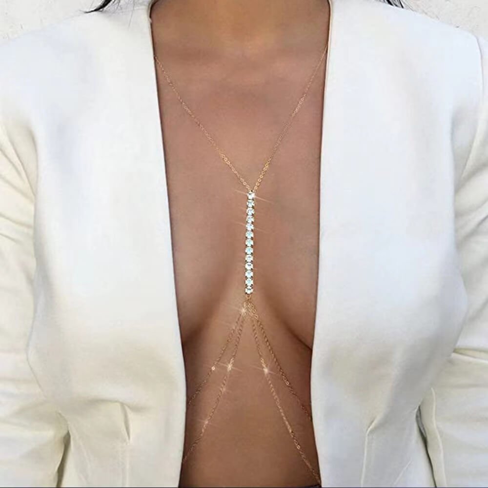 SHINY DIAMOND BODY CHAIN - STAY FANCY