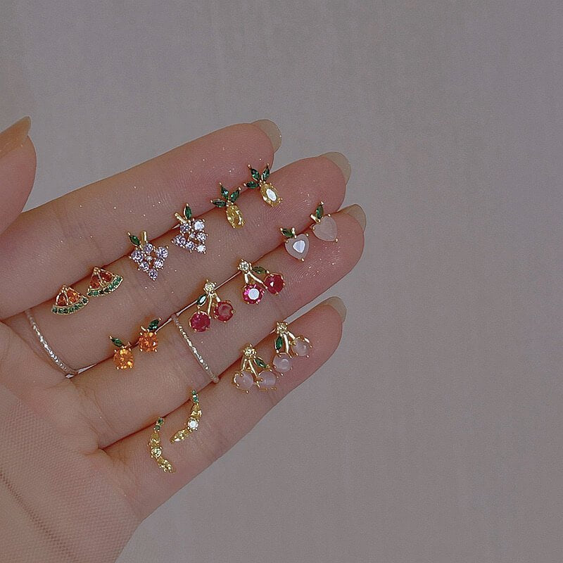 SHINY FRUIT STUDS - STAY FANCY