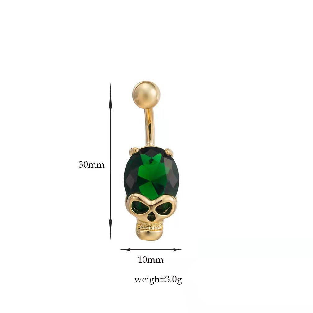 SKULL BELLY RING - STAY FANCY