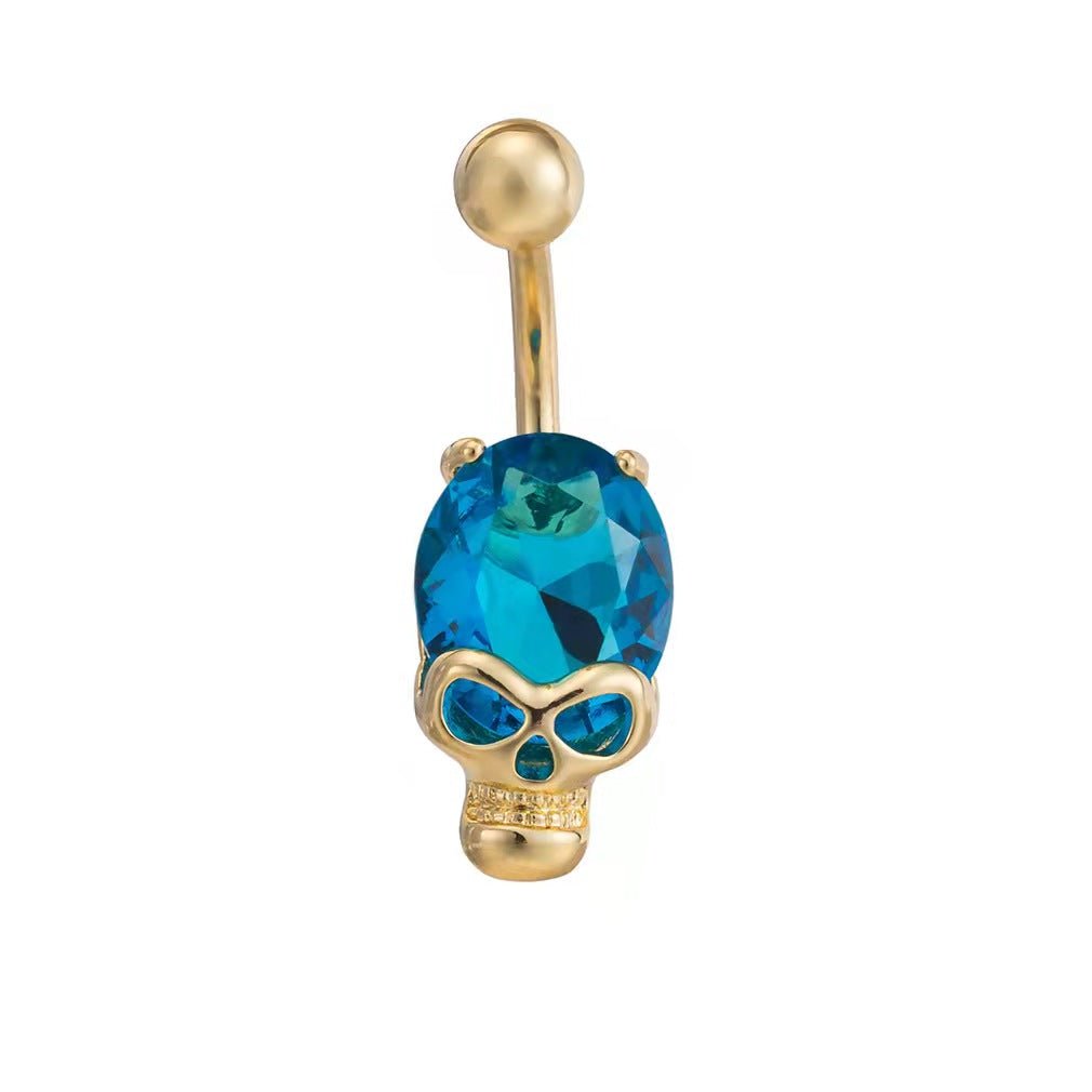 SKULL BELLY RING - STAY FANCY