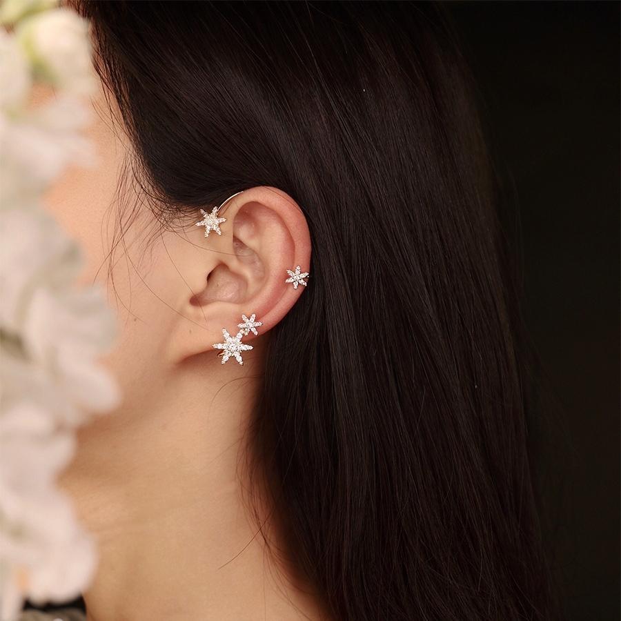 SNOWFLAKE EAR CUFF - STAY FANCY