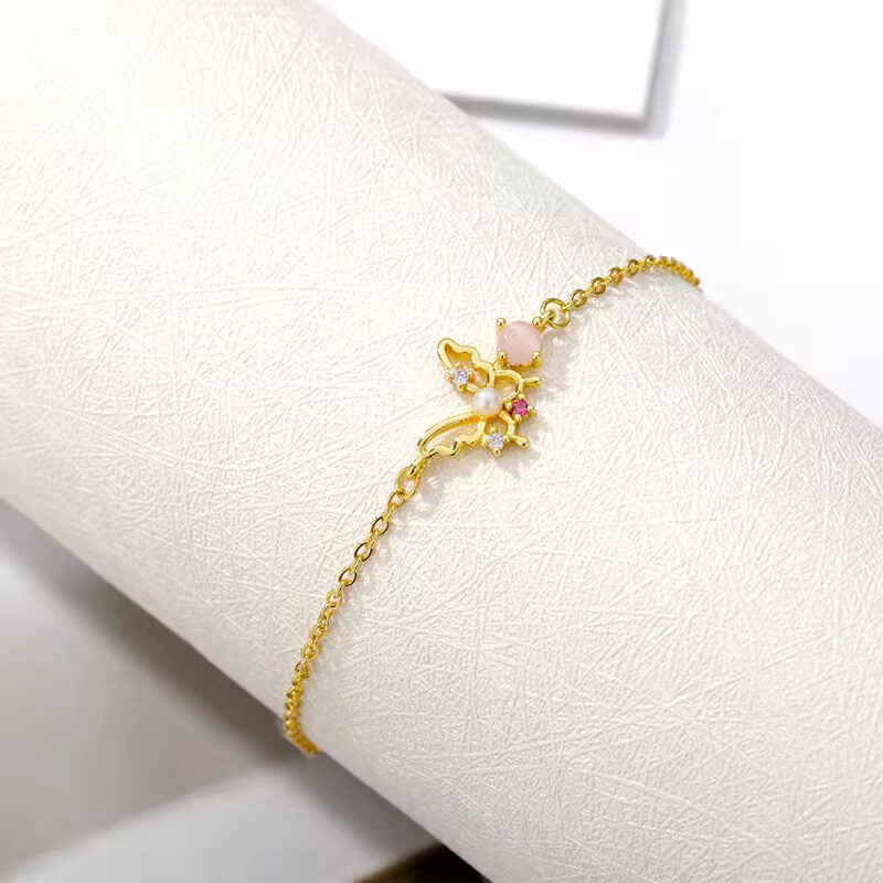 STAINLESS BUTTERFLY BRACELET - STAY FANCY