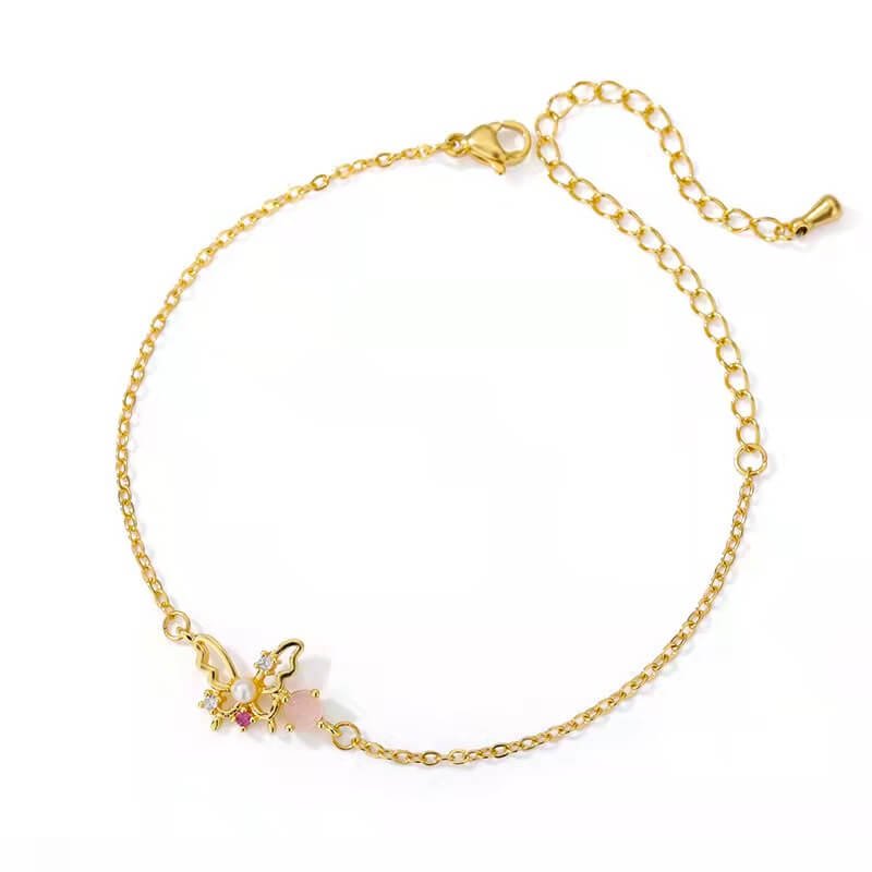 STAINLESS BUTTERFLY BRACELET - STAY FANCY