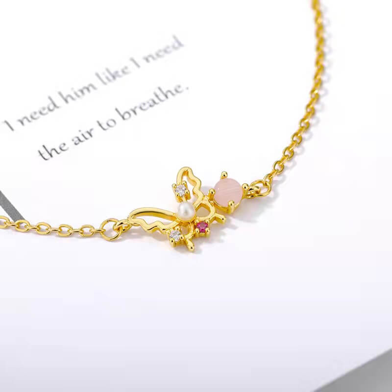 STAINLESS BUTTERFLY BRACELET - STAY FANCY