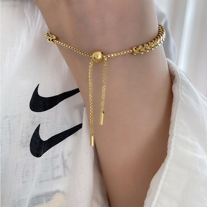 STAINLESS GOLD BRACELET - STAY FANCY