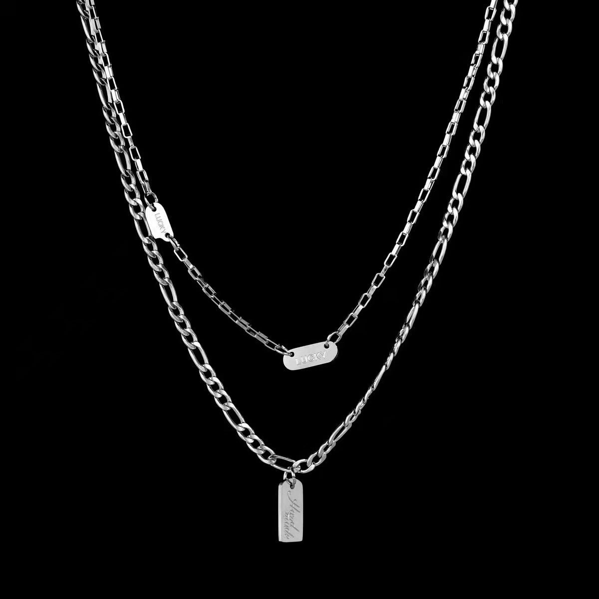 STAINLESS LUCKY NECKLACE - STAY FANCY