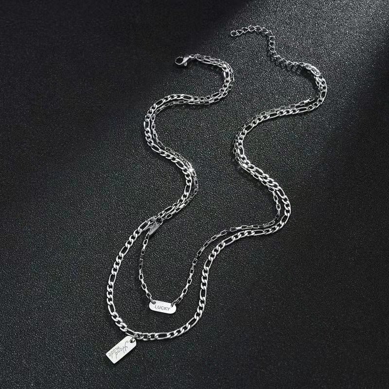 STAINLESS LUCKY NECKLACE - STAY FANCY