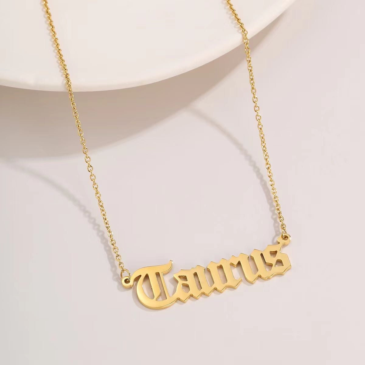 STAINLESS ZODIAC SIGN NECKLACE - STAY FANCY