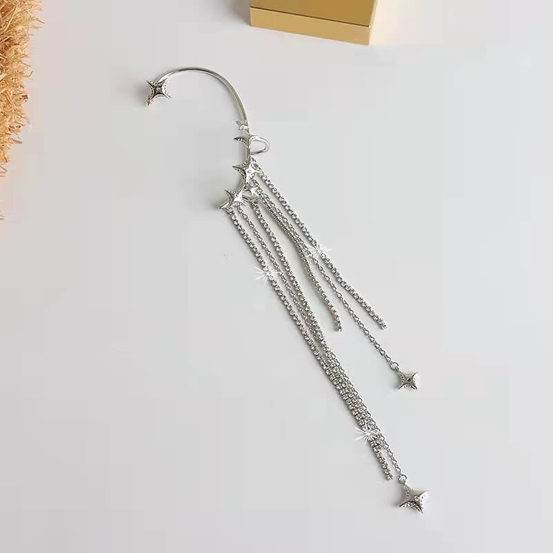 STAR TASSEL EARCUFF - STAY FANCY