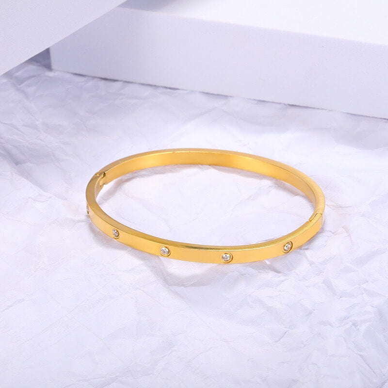 THIN CLASSIC DIAMOND BANGLE - STAY FANCY