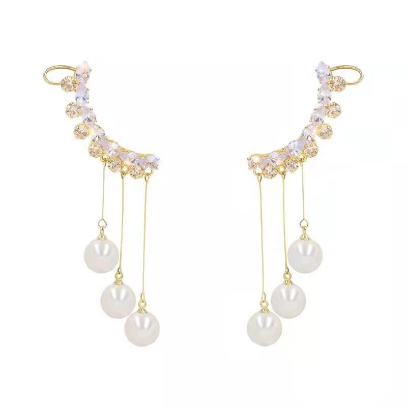 VINTAGE PEARL EAR CUFF - STAY FANCY